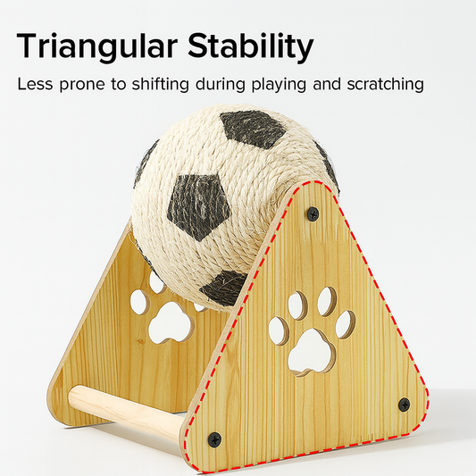 Pet Cat Catching Ball